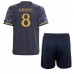 Real Madrid Toni Kroos #8 Bortedraktsett Barn 2023-24 Korte ermer (+ Korte bukser)